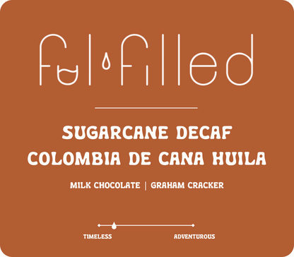 DECAF COLOMBIA DE CANA HUILA